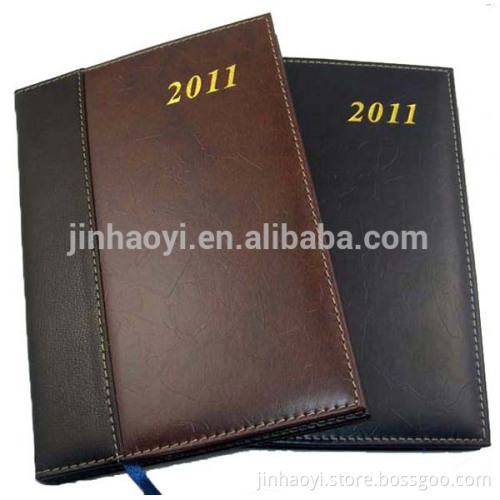 2016 hot sale PU leather organizer planner notebooks / agenda